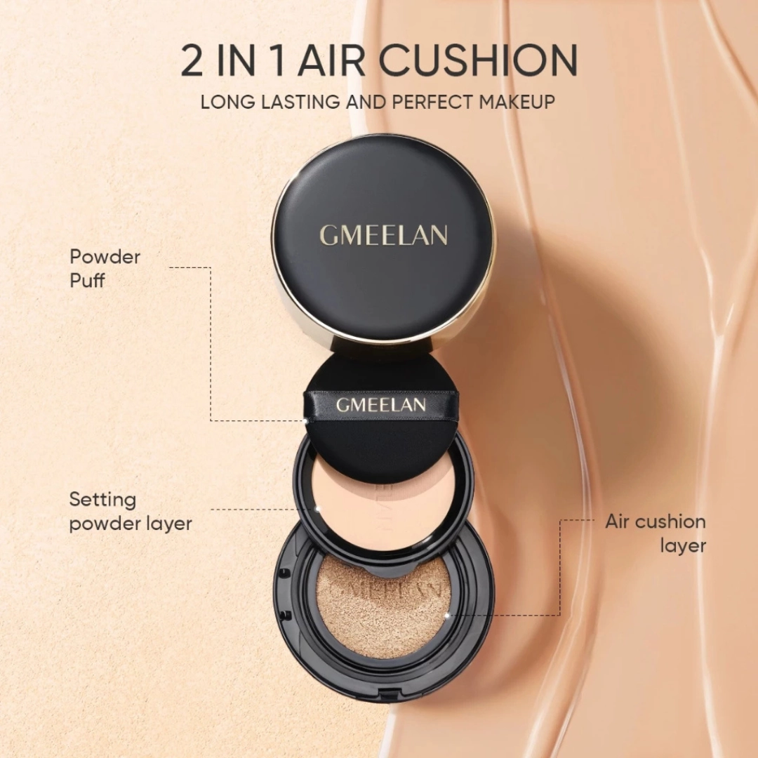 GMEELAN Black Truffle (Zinc PCA Anti-Oxidant) Air Cushion - Net Wt. 7g   10g | Choose Shade