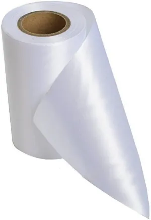 Grand Opening Ceremony Ribbon 10 Inches Wide and 25 Yards Length (White 10 Inches Wide)