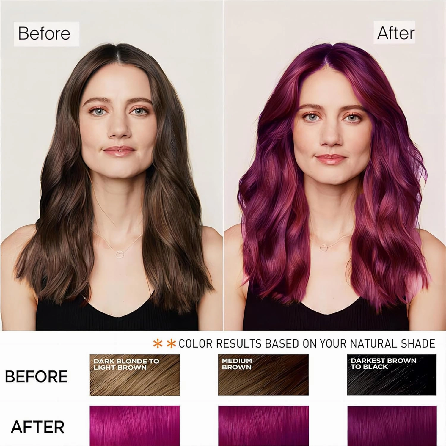 Hair Dye Shampoo 3-In-1, Instant Gray Hair Coverage in Minutes-Long Lasting Argan Oil Herbal Hair Color Shampoo champu con tinte para canas 500ml (Dark Red Wine)