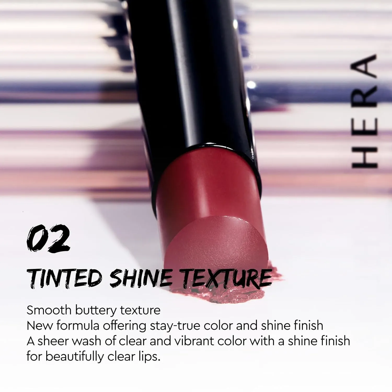 HERA SENSUAL TINTED SHINE STICK 3.5g #430 TOO BEIGE | 12HR Long-lasting Lipstick, Sheer & Buildable Lip Tint Stain, Hydrating Formula with Vitamin E, Smooth Finish and Luxurious Korean Makeup