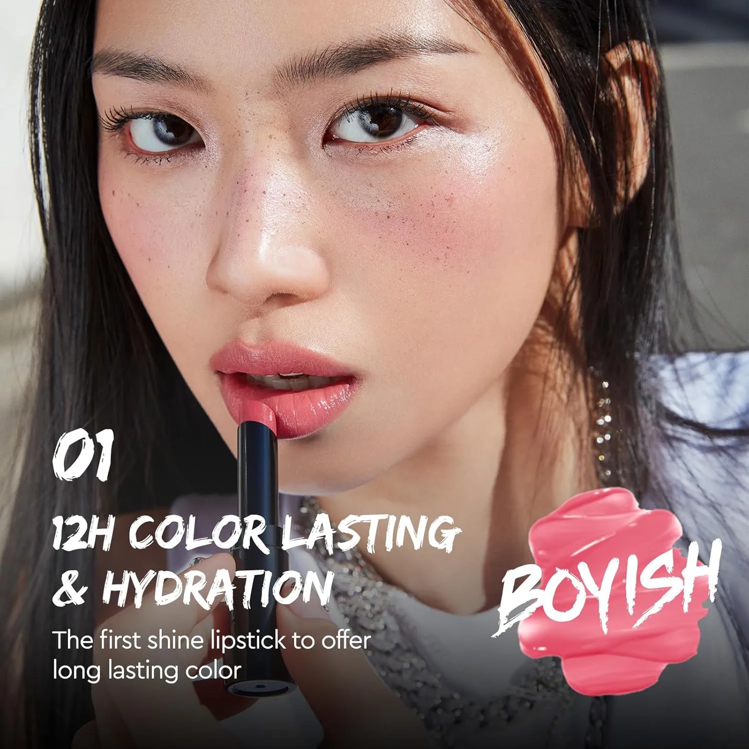 HERA SENSUAL TINTED SHINE STICK 3.5g #430 TOO BEIGE | 12HR Long-lasting Lipstick, Sheer & Buildable Lip Tint Stain, Hydrating Formula with Vitamin E, Smooth Finish and Luxurious Korean Makeup