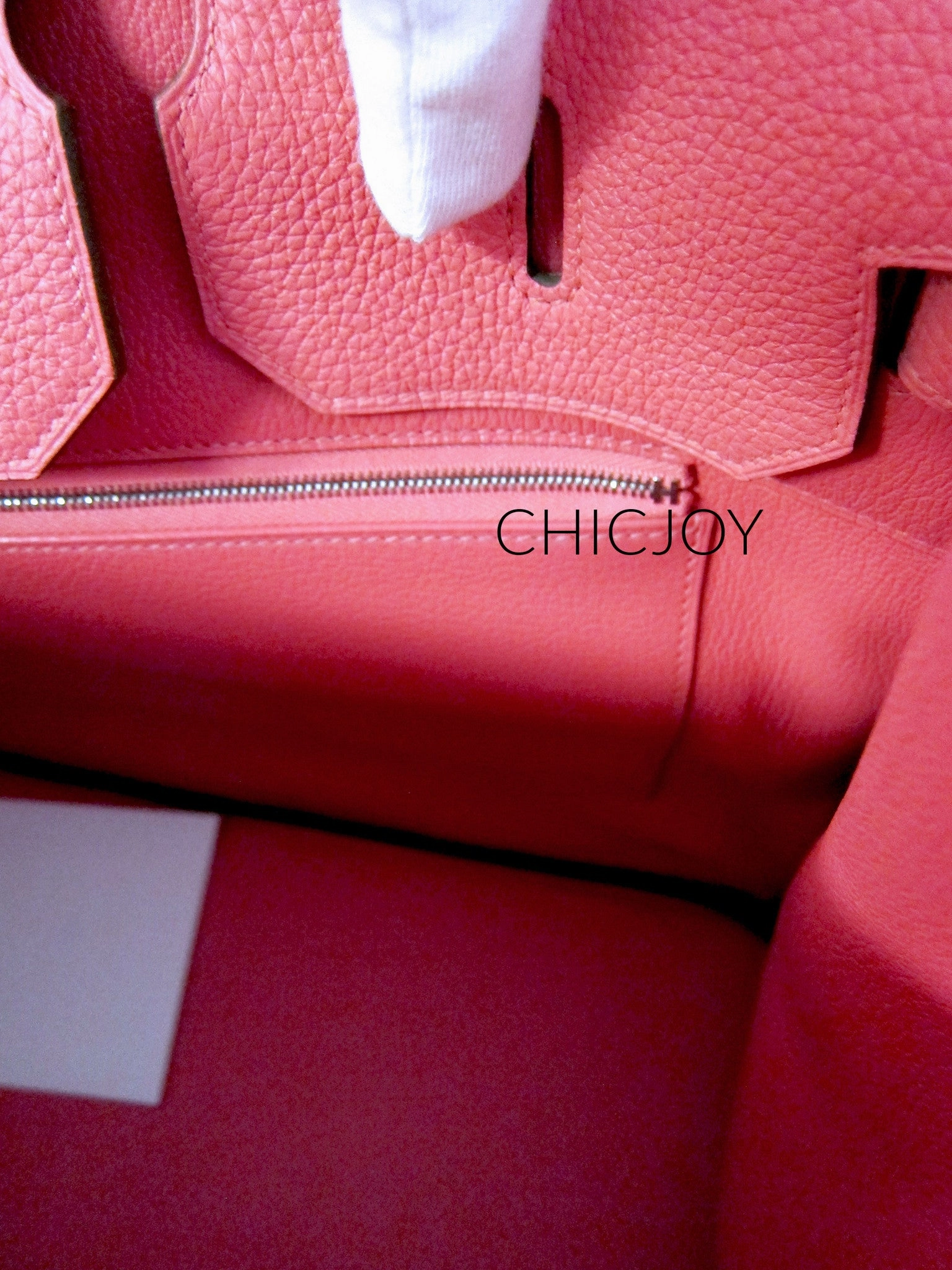 Hermes Rose Lipstick 40cm Birkin PHW