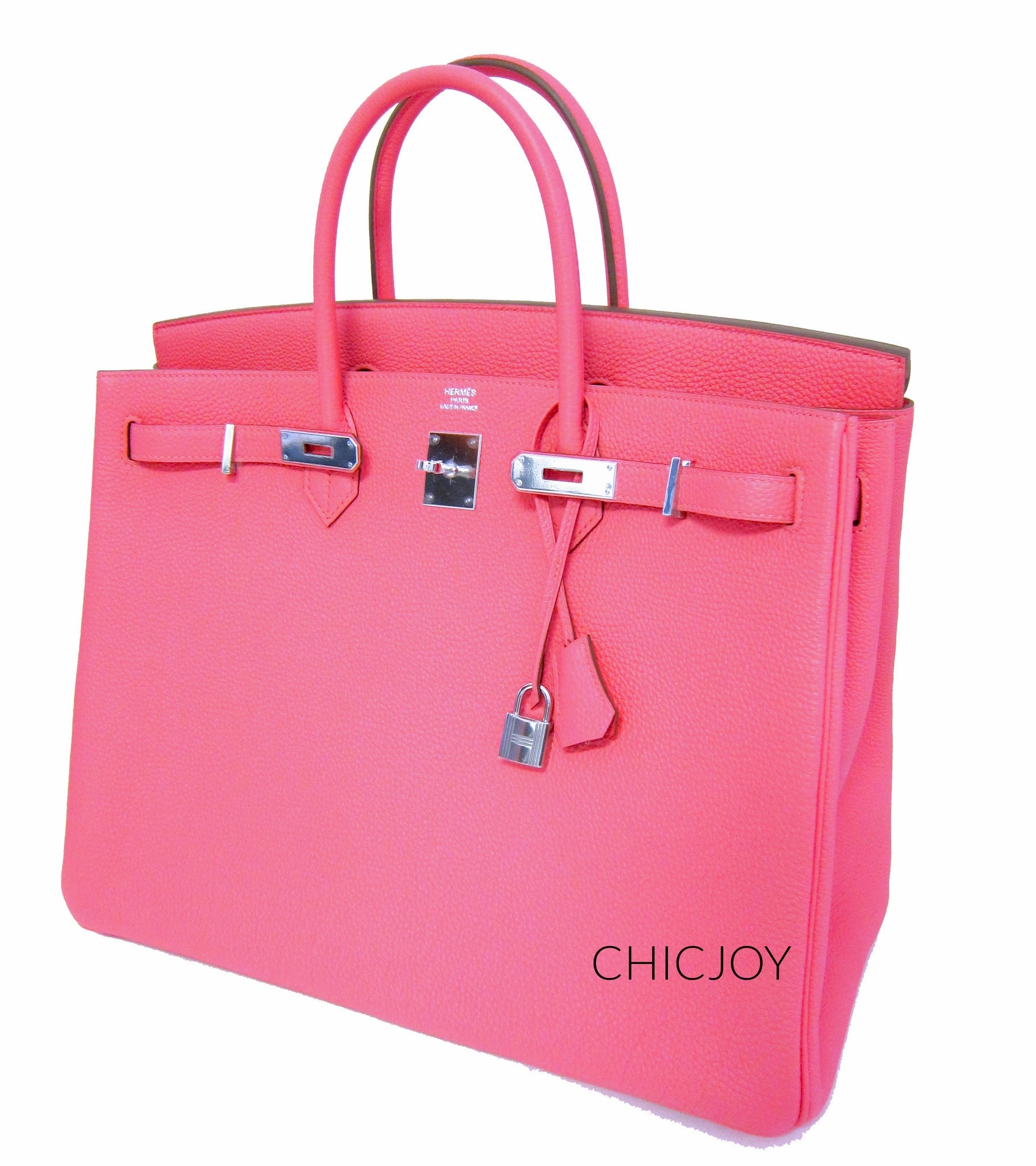 Hermes Rose Lipstick 40cm Birkin PHW