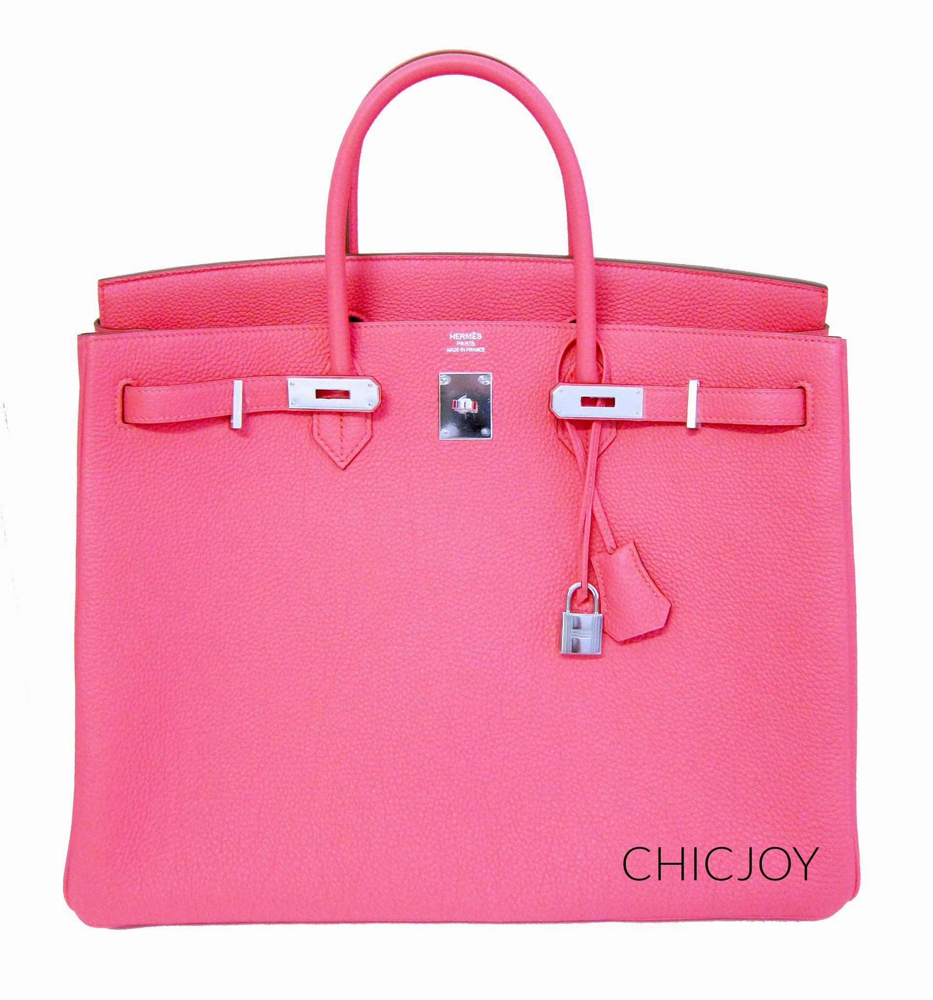 Hermes Rose Lipstick 40cm Birkin PHW