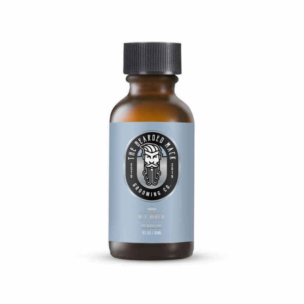 Icy Mack Beard Oil - Peppermint, Tea Tree & Lavender