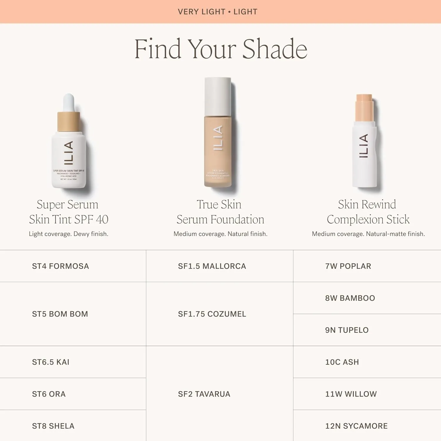 ILIA - Skin Rewind Complexion Stick - Foundation   Concealer   Skincare | Non-Toxic, Vegan, Cruelty-Free, Clean Makeup (11W - Willow, 0.35 oz | 10 g)