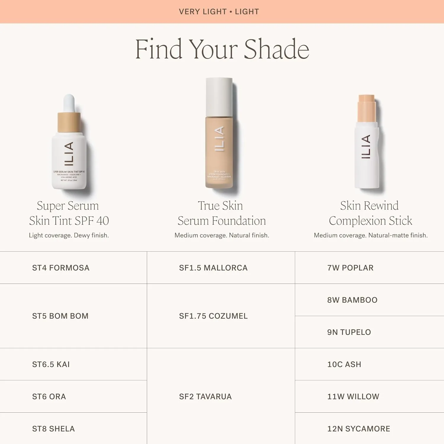 ILIA - Skin Rewind Complexion Stick - Foundation   Concealer   Skincare | Non-Toxic, Vegan, Cruelty-Free, Clean Makeup (12N - Sycamore, 0.35 oz | 10 g)