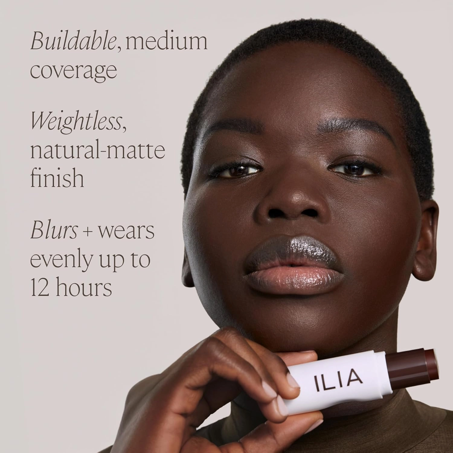 ILIA - Skin Rewind Complexion Stick - Foundation   Concealer   Skincare | Non-Toxic, Vegan, Cruelty-Free, Clean Makeup (29N - Batai, 0.35 oz | 10 g)