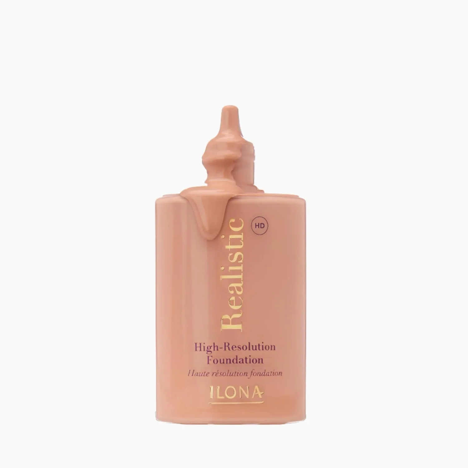 ILONA Realistic™ HD High-Definition Makeup Foundation | 1.18 Fl Oz | Real Ivory