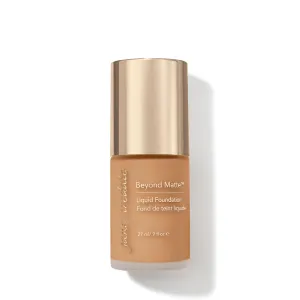 jane iredale Beyond Matte 3-in-1 Liquid Foundation Lightweight, Buildable Coverage with a Semi Matte Finish Vegan, Clean & Cruelty-Free Makeup