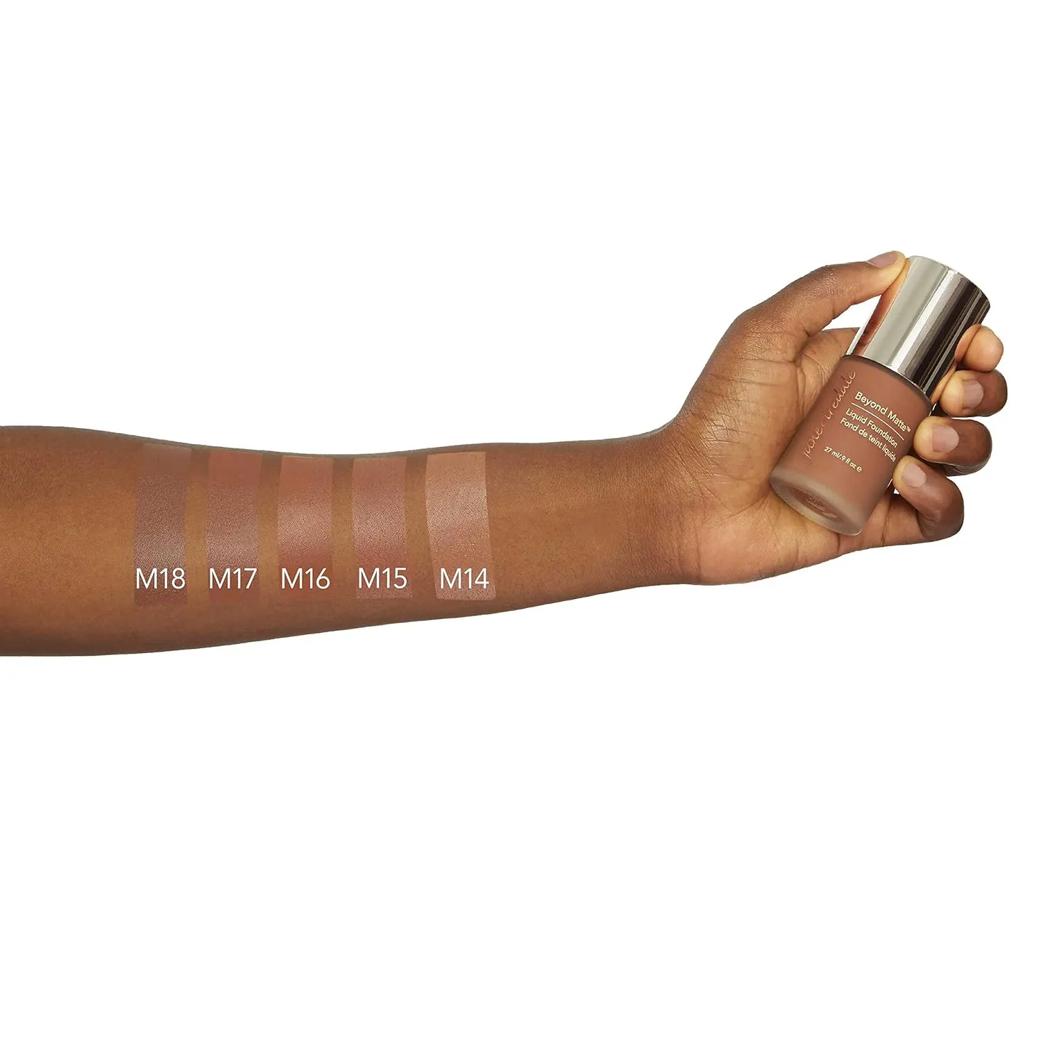 jane iredale Beyond Matte 3-in-1 Liquid Foundation Lightweight, Buildable Coverage with a Semi Matte Finish Vegan, Clean & Cruelty-Free Makeup