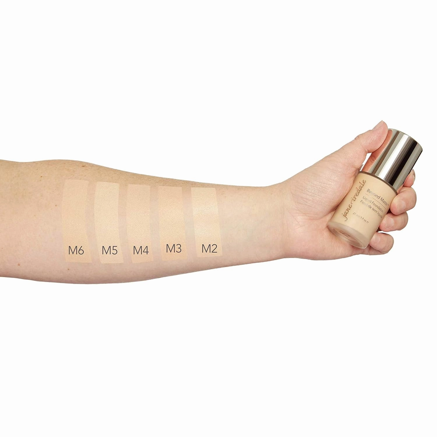 jane iredale Beyond Matte 3-in-1 Liquid Foundation Lightweight, Buildable Coverage with a Semi Matte Finish Vegan, Clean & Cruelty-Free Makeup