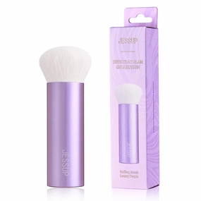 Jessup Professional Foundation Brush for Liquid, Cream and Powder, Large Dense Face Makeup Brush for Natural Flawless Finish, Luxury Purple AS004