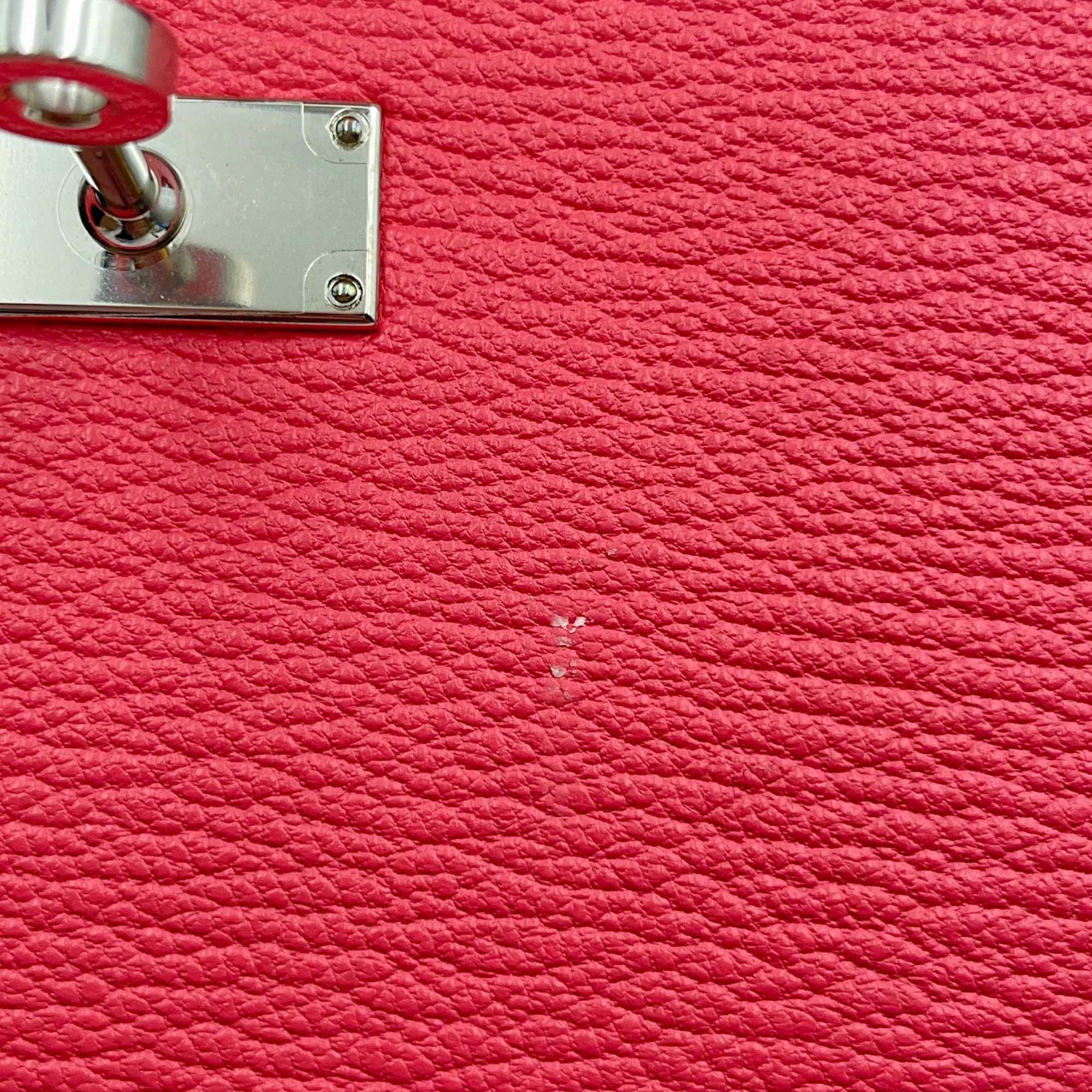 Kelly Rose Lipstick Wallet in Chevre Mysore, Palladium hardware