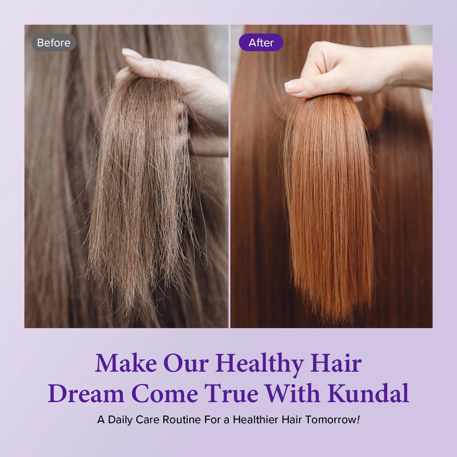 KUNDAL Honey & Macadamia Natural Conditioner Korean Hair Care Damage Repair, Deep Hydration, Long Lasting Fragrance, with Honey, Macadamia Oil 6.76fl oz (Pack of 2) (English Rose)