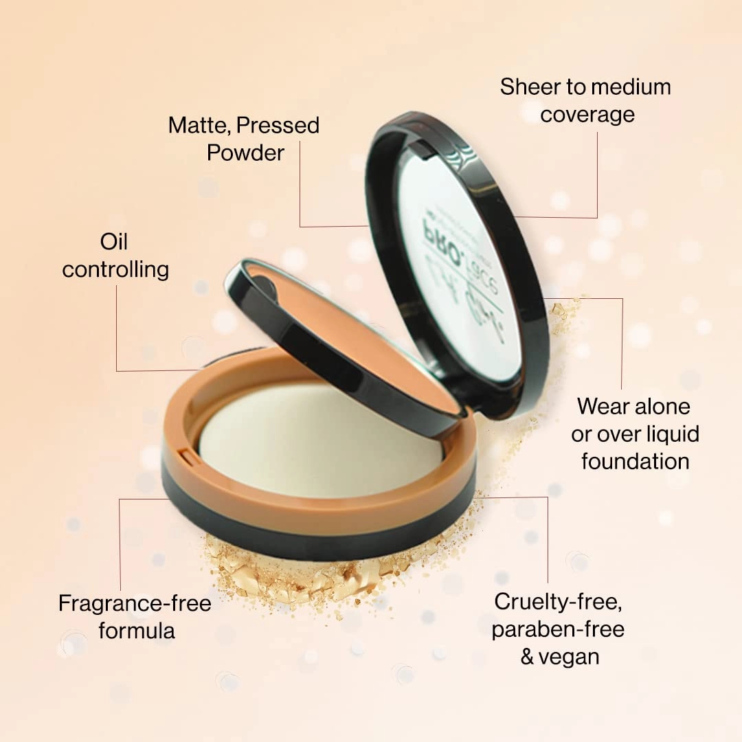 L.A. Girl Pro Face HD Matte Pressed Powder, Nude Beige, 0.25 Ounce (Pack of 3) (GPP605)