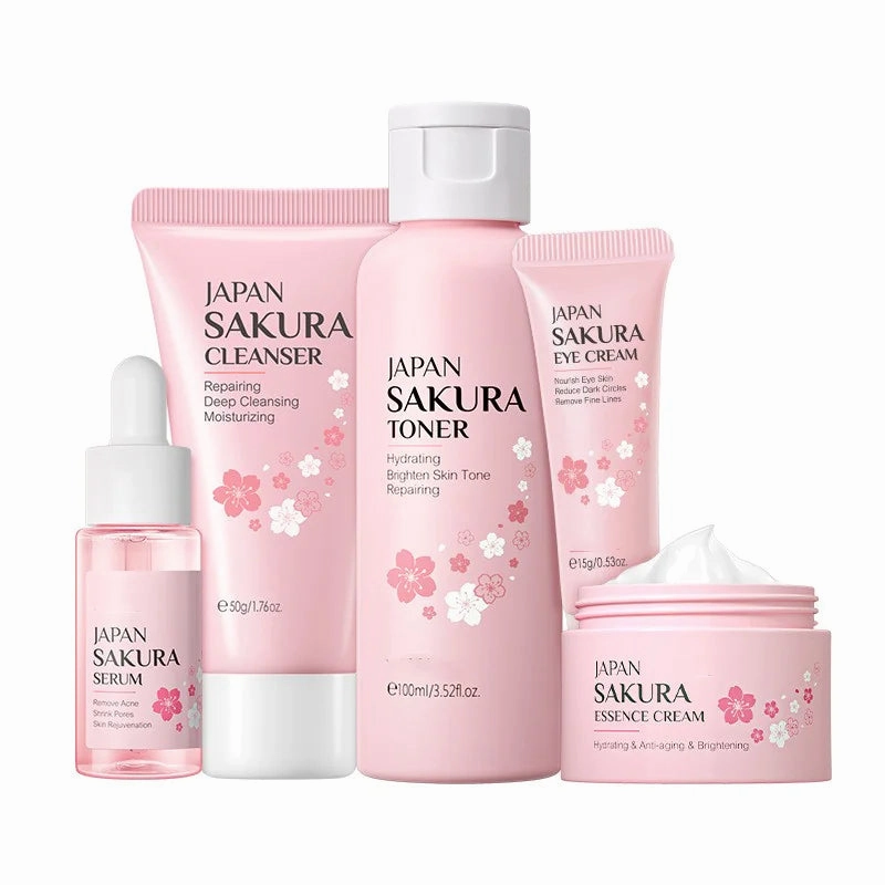 LAIKOU SAKURA Moisturizing 5pc Skin Care Set