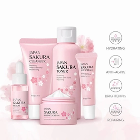 LAIKOU SAKURA Moisturizing 5pc Skin Care Set