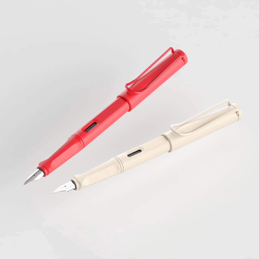 Lamy Safari Cosy Fountain Pen 020 Special Edition, Modern Fountain Pen in Strawberry Colour with Ergonomic Grip and Timeless Design, Nib size M, Special Model