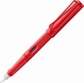 Lamy Safari Cosy Fountain Pen 020 Special Edition, Modern Fountain Pen in Strawberry Colour with Ergonomic Grip and Timeless Design, Nib size M, Special Model
