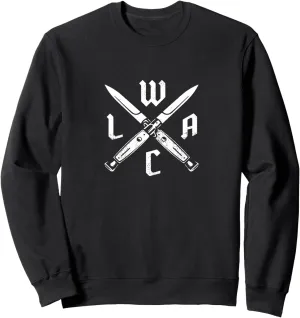 Las Angeles LA Witch Cult Dark Switchblades West Coast Wicca Sweatshirt