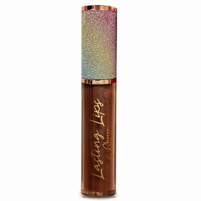 Lasting Lips Shimmer Golden Wish: Shimmering Gloss Long Lasting All Day 12 Hour Moisturizing Hydrating Non Sticky Lip Gloss