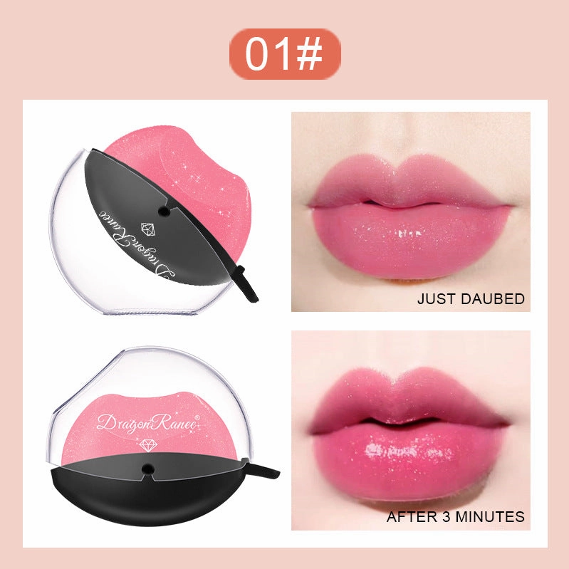 Lazy Lips Pearlescent Glitter Lipstick, Fade-proof, Warm, and Moisturizing Lipstick