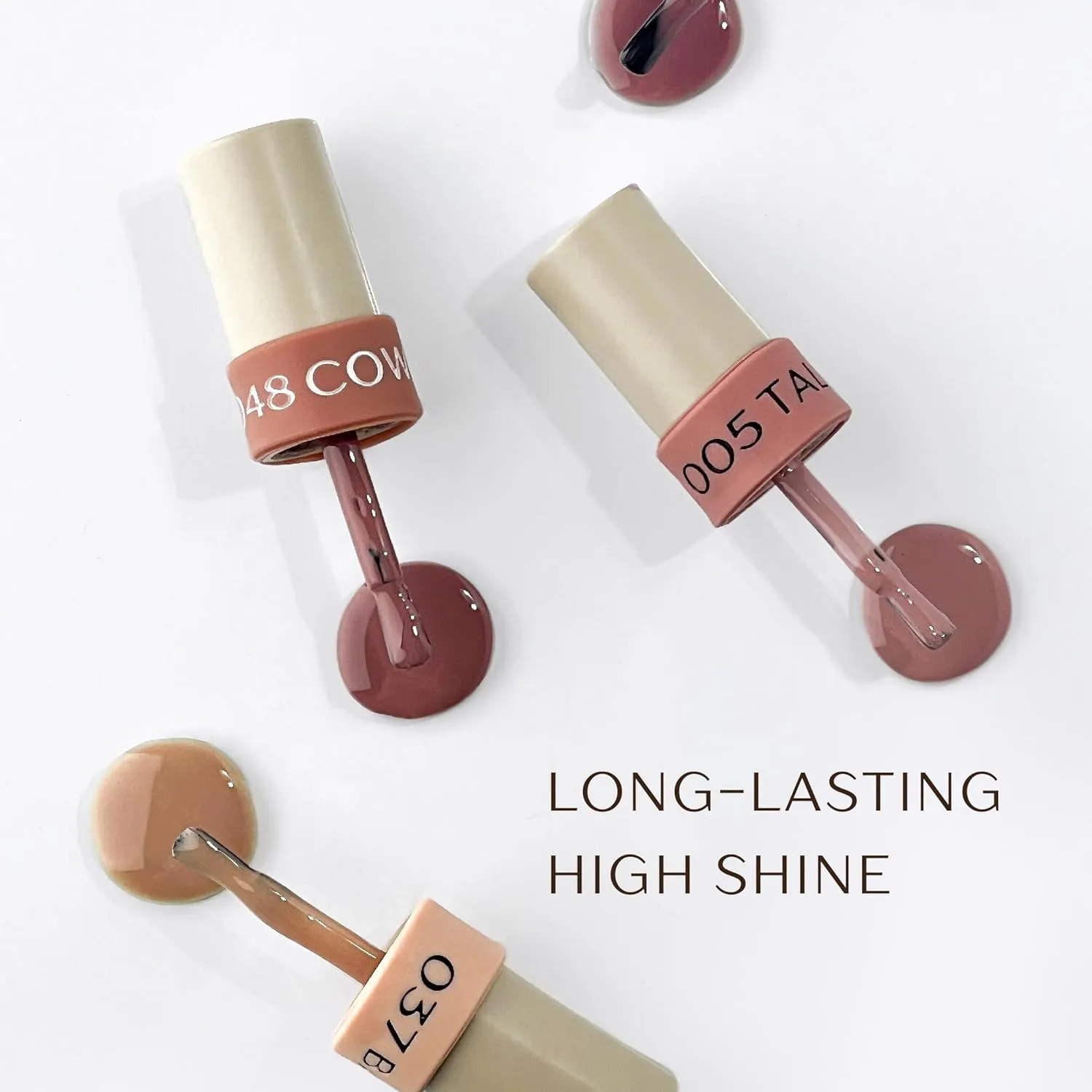 LECHAT Gel Polish - Julia, Color and Top in One Coat, Shiny Long-Wear, Deep Red Gel Polish