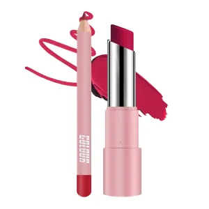 Lifter Glaze Lip Balm, 2025 New Long Lasting Lipstick, Moisturizing Lip Liner for Everyday Makeup, Matte 2 In 1 Lipstick for Women (#03)