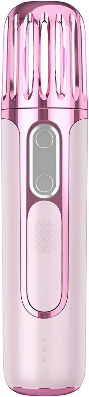[lilaBelle] Instant Hydration Steamer | 【Dual-Mist Technology】 Portable Skin Care Tool | Makeup Saver & Pore Refiner | Quick for Skincare Lovers