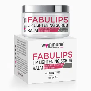 Lip Scrub Balm Lightening and Brightening Dark Lips Tanned & Darkened Lipstick stains/Smoker/Dry/Chapped/Lip Care For men & Women - 20 Grams - 0.70 Ounce
