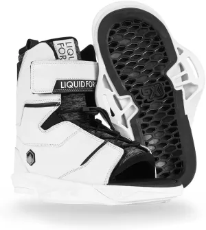 Liquid Force 2024 Scan 6X Open Toe Wakeboard Bindings Size W 6-9 | M 5-9