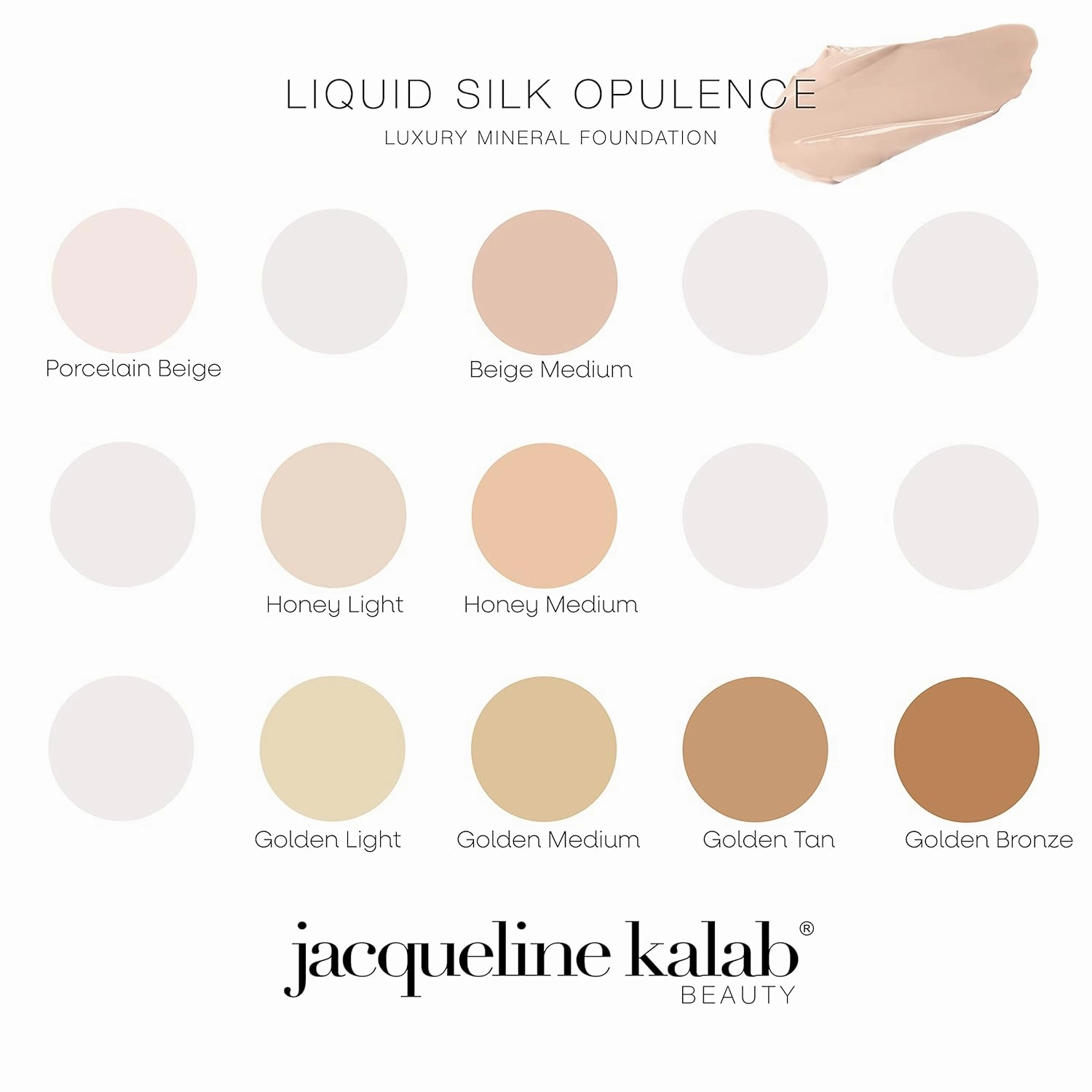 Liquid Silk Opulence Luxury Mineral Foundation BEIGE MEDIUM