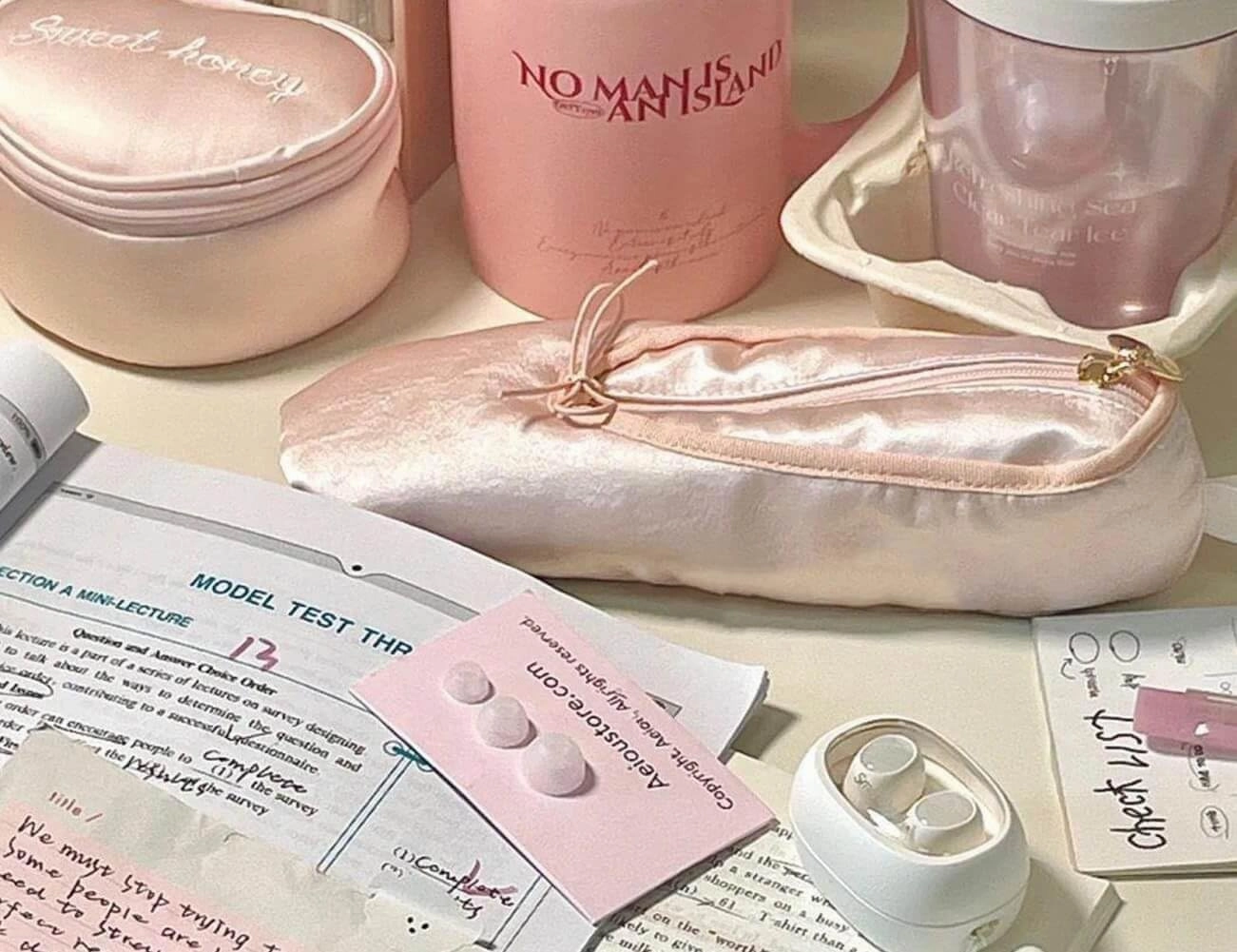 Litex Ballet Slipper Makeup Bag，Small Cosmetic Bag for Trip Portable Cosmetic Travel Bag, Suitable for Storing Lipstick, Eyebrow and Eyeliner, Gift for Dancers Cosmetic Organizer Bag (Green*2pcs)