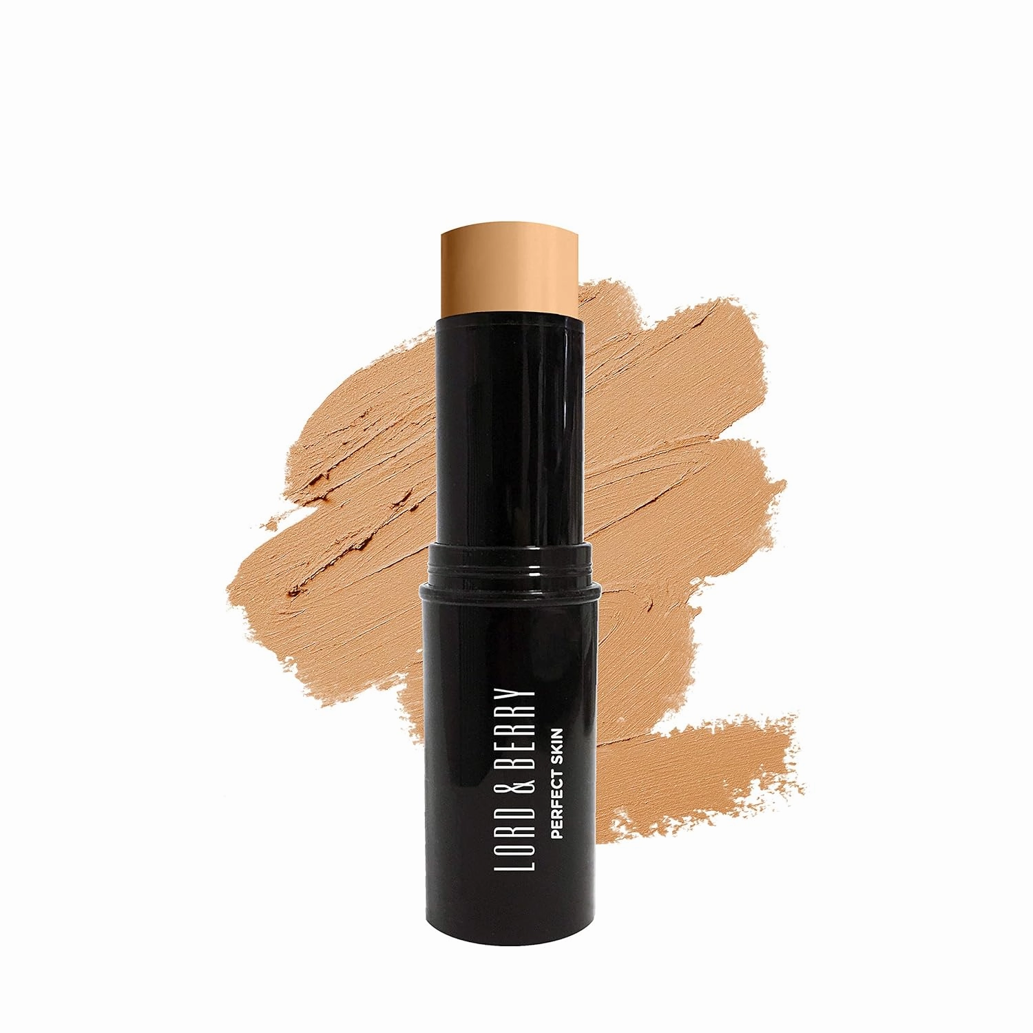 Lord & Berry PERFECT SKIN Smooth Creamy Natural Look Foundation Stick, Soft Matte Finish with Oak Stem Cells, Olive Oil, Argon Oil, Hyaluronic Acid and Vitamin E