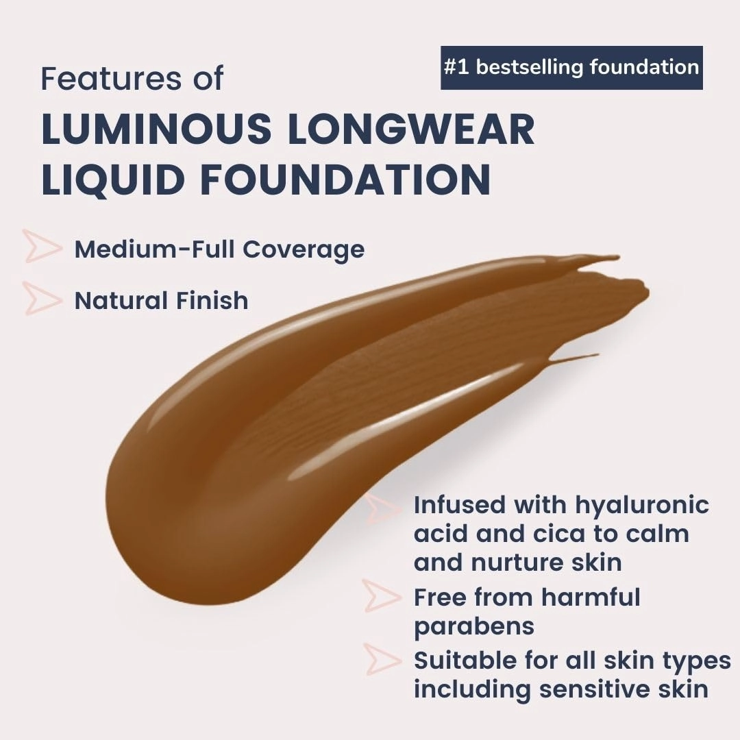 Luminous Longwear Liquid Foundation in W105 Americano