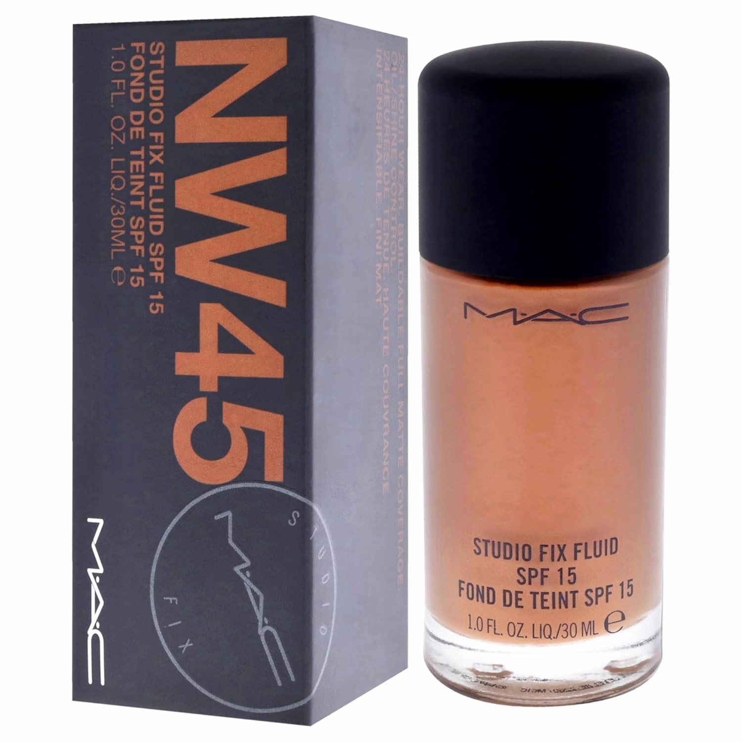 Mac Studio Fix Fluid Spf 15 Foundation Nw 45 30ml/1 Oz