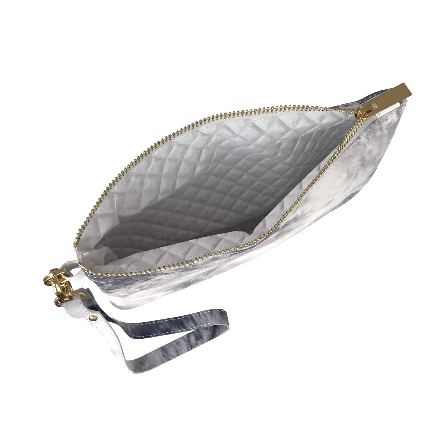 Makeup Bag 9.5 x 6 inch Storage Cyclone Portable Organizer Design Strap Accessories New Cosmetic Tropical Nature Print PU Leather Toiletry Zipper Travel Case Unique Purse Pouch Cloud Hurricane