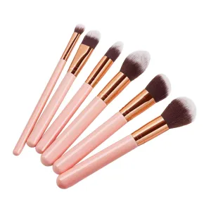 Makeup Brush Advanced Synthetic Concealer Foundation Powder Eyeshadow Makeup Brush Cosmetics Eyebrow Eyeshadow Powder Lip Gloss Brush 6 Pack Jewelry Brush