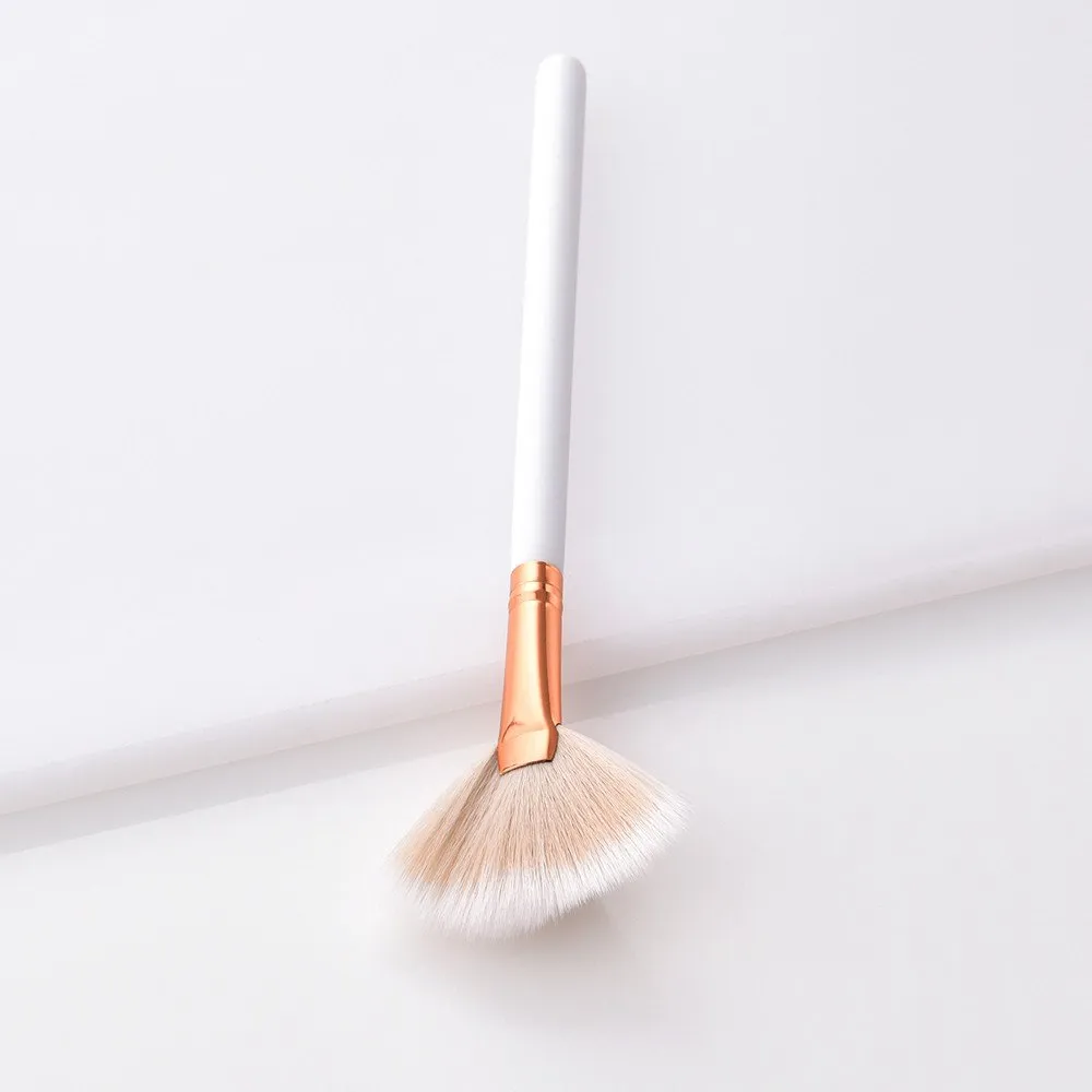 Makeup Foundation Tool Powder Set Brush Lip Eyeliner Brushes Eyeshadow Brush Highlight Brush Fan