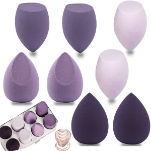 Makeup Sponge Set, Foundation Blending Beauty Sponge, Flawless for Liquid, Cream, and Powder, Multi-colored Makeup Sponges