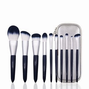 Makeup Brush 10 Pieces Foundation Makeup Brushes Set Eyeshadow Powder Wood Handle Concealer Cosmetic Eyebrow Eyelash Beauty Tool(C,10pcs)