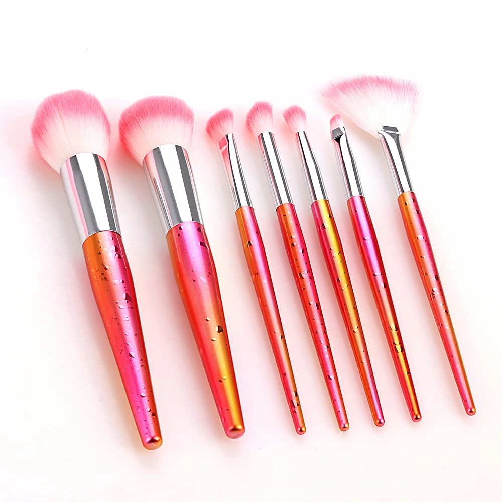 Makeup Brushes 7pcs Makeup Brush Set, Premium Synthetic Kabuki Make Up Brush Kit Foundation Powder Eyeshadow Professional Cosmetic Tools 44-2