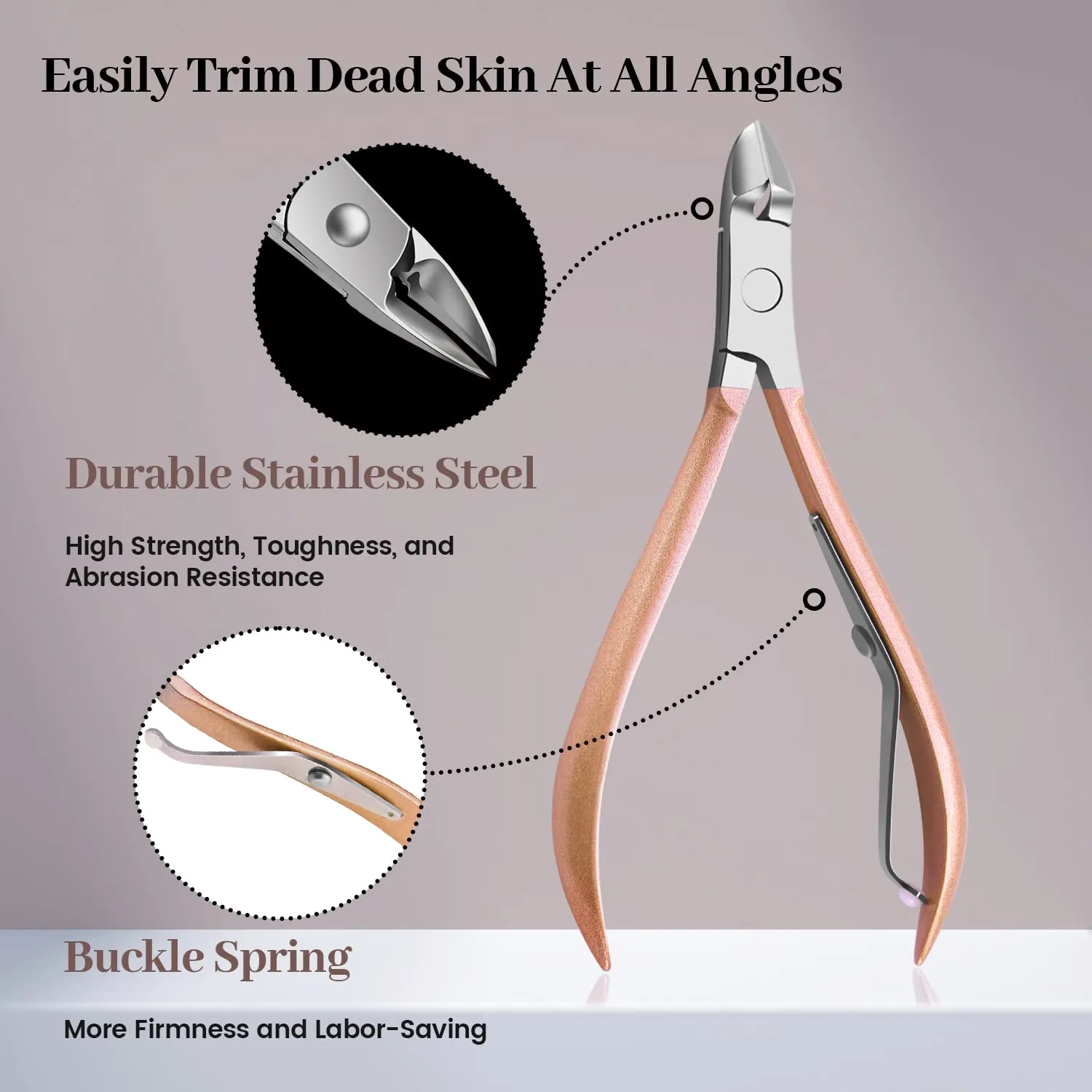 Manicure Set Professional Nail Manicure Kit for Women, 21 in 1 Manicure Kit Pedicure Kit Stainless Steel Nail Clipper Kit Nail Care Kit Travel- Pink