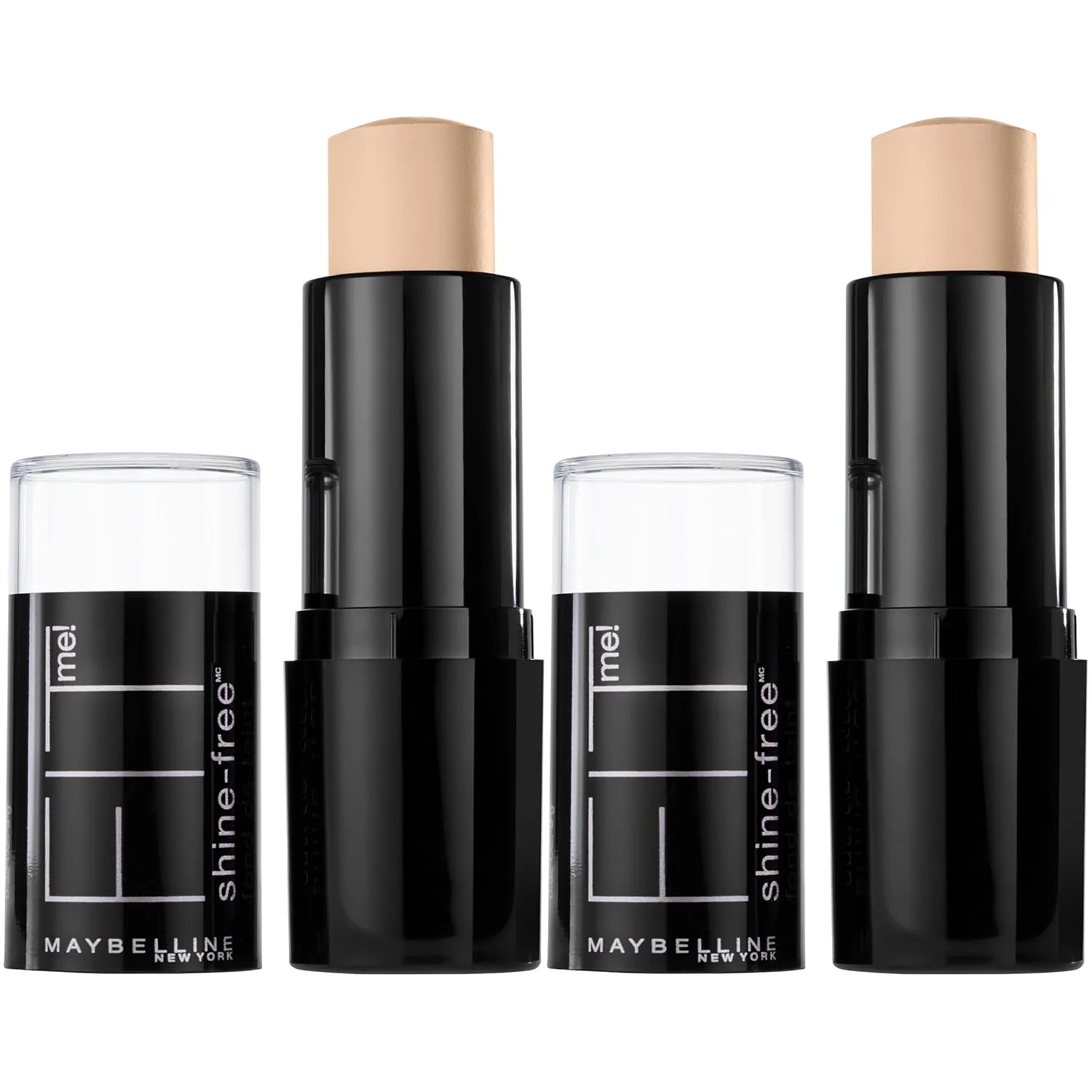 Maybelline New York Fit Me Shine-free   Balance Stick Foundation Makeup, Classic Ivory, 2 Count