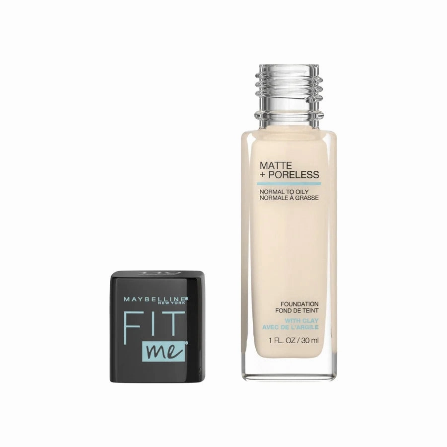 Maybelline Fit Me Matte   Poreless Foundation Normal Oily 110 Porcelain