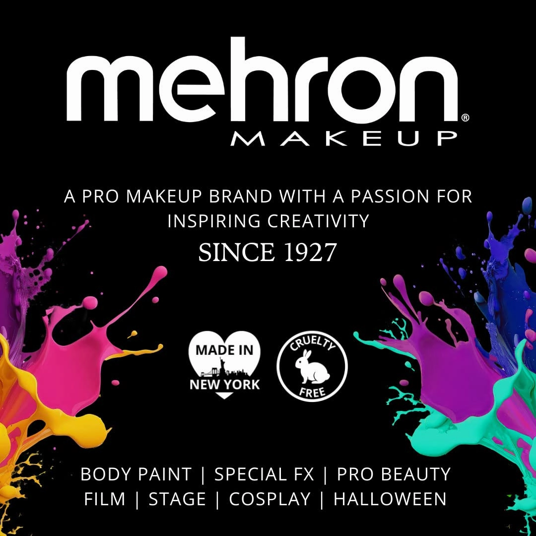 Mehron Makeup CreamBlend Stick | Face Paint, Body Paint, & Foundation Cream Makeup | Perfect for Halloween .75 oz (21 g) (Light Grey)
