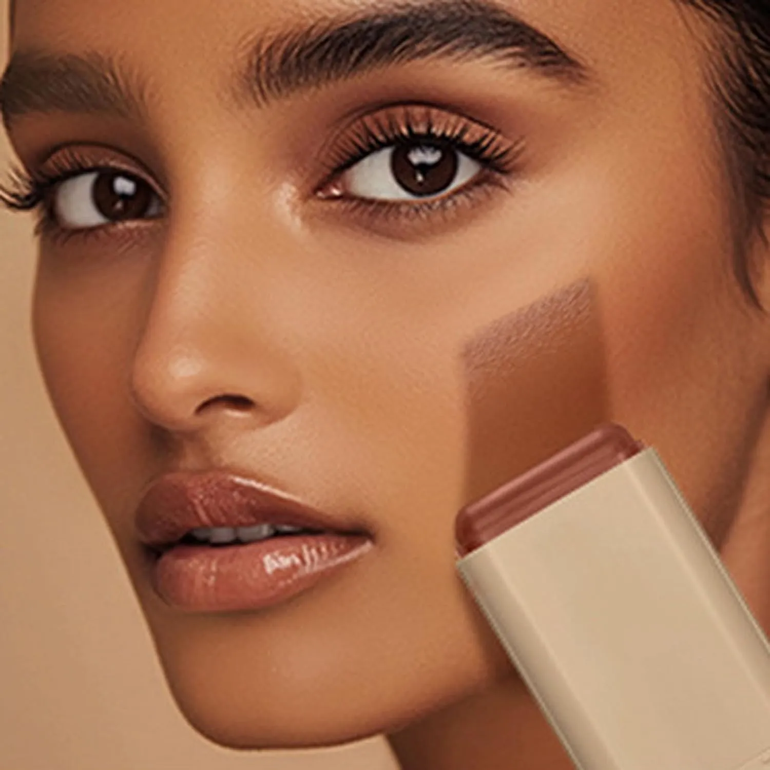 Melambo Skin Tint, Melambo Beauty Balm Serum, Serum Boosted Skin Tint Balm, Melambo Makeup Foundation Stick for Women (03)