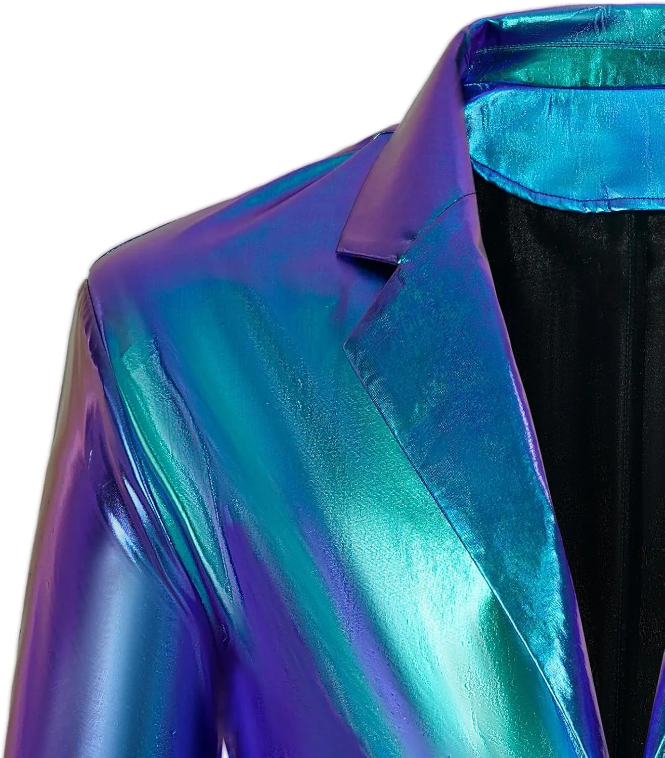 Men's 70s Disco Jacket Sequin Blazer Shiny Party Prom Outfit