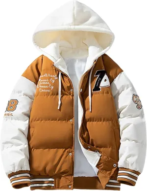 Mens Lightweight Packable Puffer Jacket Heavyweight Quilted Puffer Coat Windproof Insulated Jacket